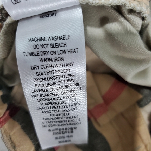 Burberry Children Boys Ricky Khaki Cotton Pants sz 3 years - Picture 8 of 8